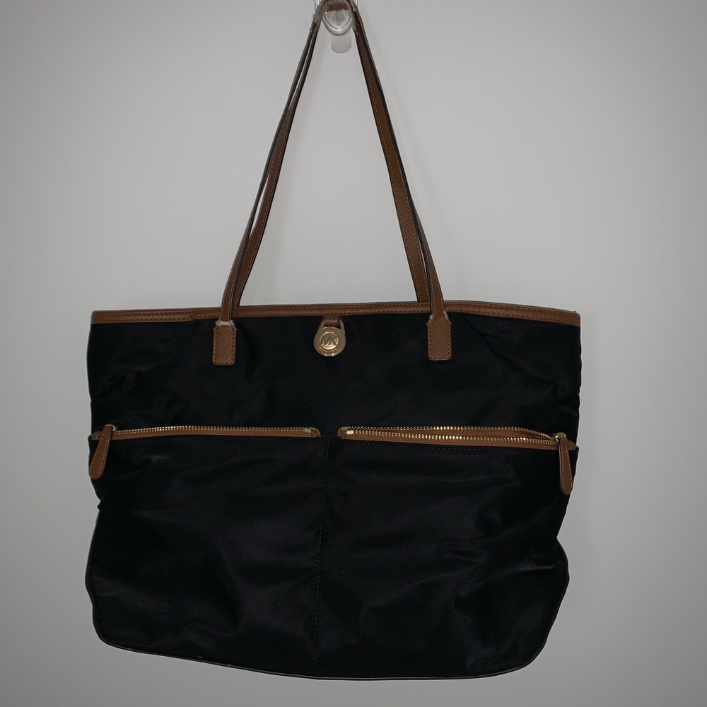 Black & Tan Michael Korda Bag